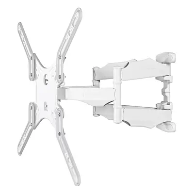 (White) Full Motion TV Wall Mount for inch TVs and screens, Universal TV Wall Bracket up to 36,4