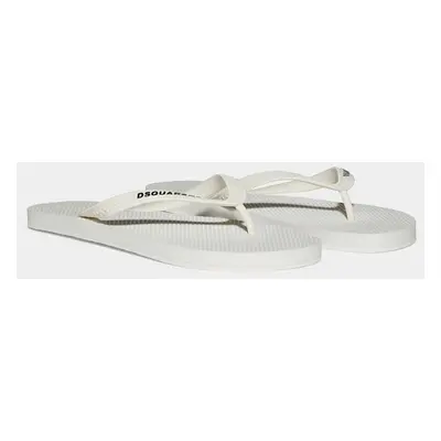 (1062 White, 7) DSquared FFM0001 Flip Flops