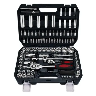 (108PCS) Drive Ratchet Set,Flexible Operation Just 5,Widely Used in Home Repair,Workshop,Enginee