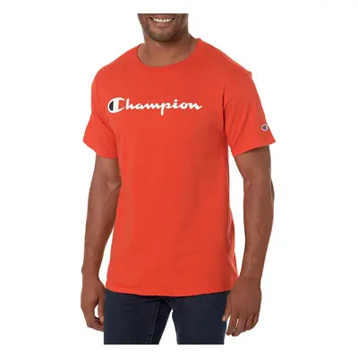 Champion mens Classic T-shirt Script Logo T Shirt Spicy Orange-y07718 XX-Large US