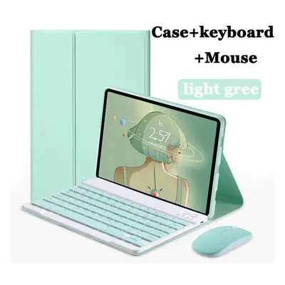 (green, Xiaomi Pad 6/6pro 11inch) Table Keyboard Leather Case For Redmi Pad Se Bluetooth Keyboar