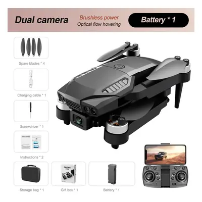 (2Camera) F198 4k Drone HD Camera Aerial Photography Professional QuadcopterOptical Flow Foldabl