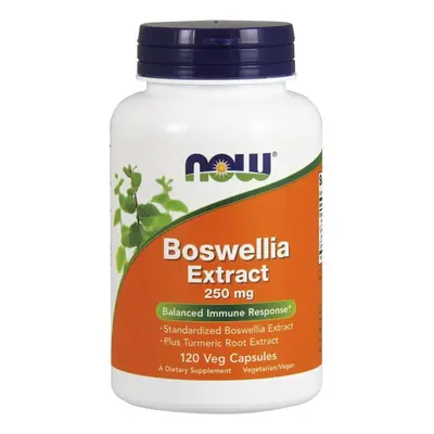 NOW Foods Boswellia Extract Plus Turmeric Root Extract, 250mg, vcaps