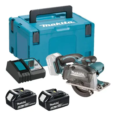 Makita DCS552RMJ 18V LXT 136mm Metal Cutting Circular Saw + Blade - x 4.0ah