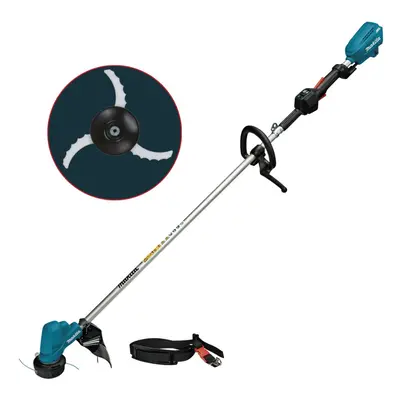 Makita DUR190LZX3 Brushless 18v Cordless Grass Line Trimmer + Brushcutter Blade