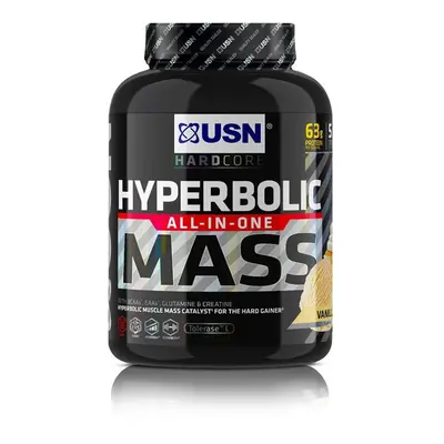 (Vanilla) USN Hyperbolic Mass High Protein Creatine & Carbohydrates All In One Gainer 2kg