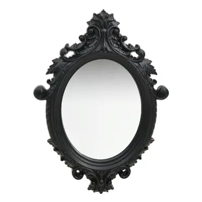 vidaXL Wall Mirror Castle Style 56x76 cm Black