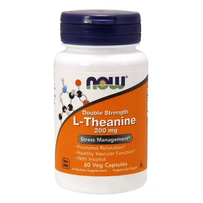 NOW Foods L-Theanine with Inositl, 200mg , vcaps