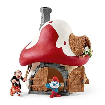 Schleich Smurf House with Figurines, Multicoloured