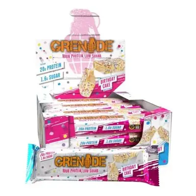 Grenade High Protein, Low Sugar Bar - Birthday Cake, x g