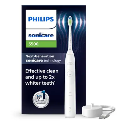 Sonicare Electric Toothbrush, Sonic Toothbrush with Intensity Level, Pressure Alert, EasyStart, 