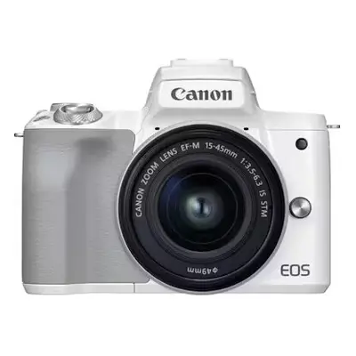 Canon EOS M50 Mark II white + EF-M 15-45MM F3.5-6.3 IS STM Kit