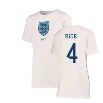 (XSB) England Crest Tee (White) - Kids (Rice 4)