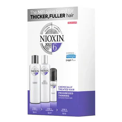 Nioxin System 6- Part Kit for Chemically Treated Hair with Progressed Thinning