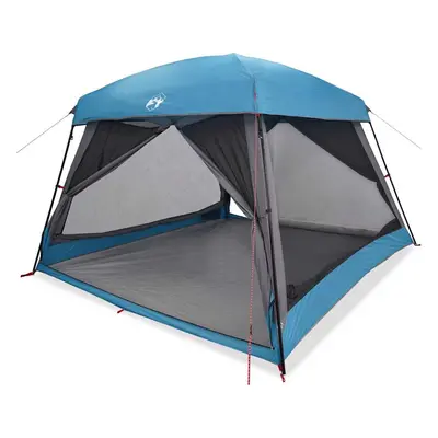 (blue) vidaXL Family Tent Cabin 6-Person Grey and Orange Waterproof tent garden tent