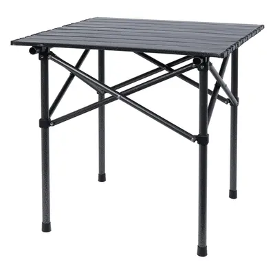 53cm Black Metal Folding Camping Table for BBQ Portable Camping Table for Travel Picnic Beach BB