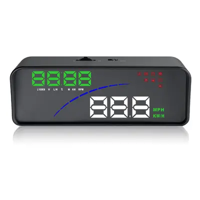 Smart Digital Meter Head Up Display Car Styling HUD Speedometer