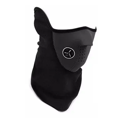 (Black) 1Pc Cycling Skiing Snowboard Face Mask Anti Particle Dust-Proof PM2.5 Breathable Neck Sc