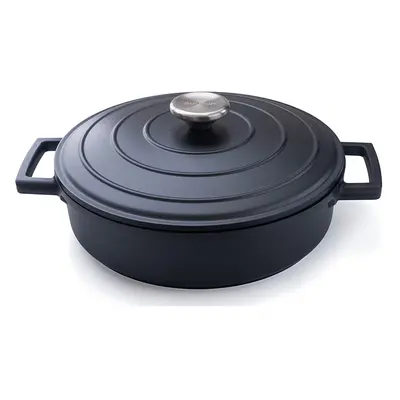 Non-Stick Shallow Casserole Pot with Lid