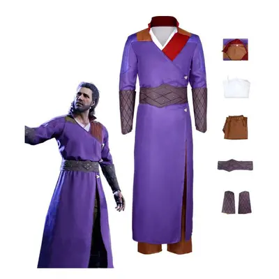 (XS) Baldurs Gate Game Theme Role Playing Costume Cosplay Stage Performance Handsome