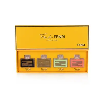 Fan Di Fendi Pcs Mini Set: Extreme 4Ml Edp + Classic Ml Edp + Eau Fraiche Ml Edt + Blossom Ml Ed