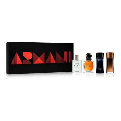 Giorgio Armani Pcs Set For Men: Acqua Di Gio Ml Edt + Stronger With You Ml Edt + Armani Code Ml 