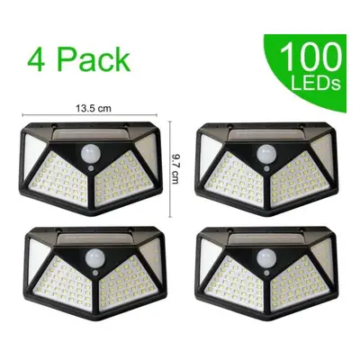 (black, PCS) 1-12pcs Led Solar Power Wall Light 3mode Motion Sensor Waterproof Lamp Outdoor Sola