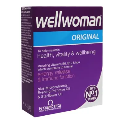 Vitabiotics Wellwoman Capsules 30's Contains Biotin, Niacin, Zinc