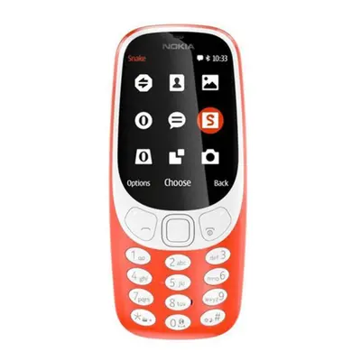 (red, Simple Set) Refurbished Nokia Original Unlocked Nokia 3310(2017) Dual Sim 2g Mobile Phone