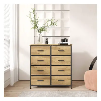 Chest Storage Drawers Compact Modern Design 80cm Wide