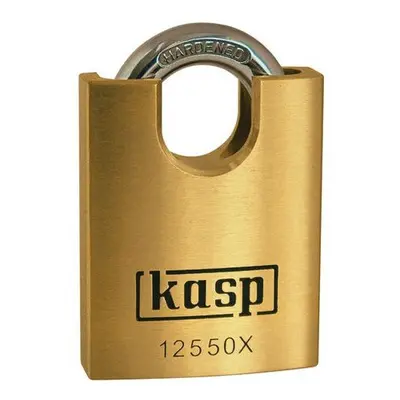 Kasp K12550XD Premium Brass Padlock 50mm Closed Shackle