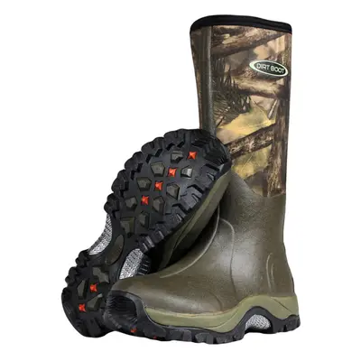 (6 UK EU39/40, Green/Camo) Dirt Boot Unisex Neoprene Wellington Muck Boot Pro-Sport Wellies