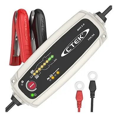 CTEK MXS 5.0 Battery Charger with Automatic Temperature Compensation