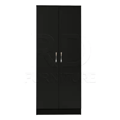 Ready assembled Classic Door Wardrobe Black