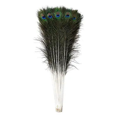 (25pcs, Large (27-30 Inch)) Real Peacock Feather Bird Natural Peacock Tail Beautiful Feathers Pa