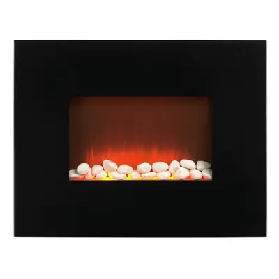 Beldray Pollensa 2kw Electric Wall Hung Fire - Black