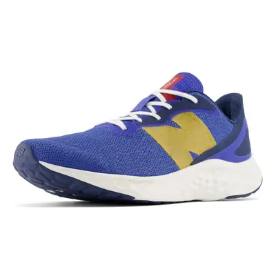 New Balance Men's Fresh Foam Arishi V4 Running Shoe Marine Blue/Hot Marigold Fuzz X-Wide