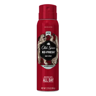 Old Spice Wild Collection Bearglove Men's Body Spray 3.75 Ounce