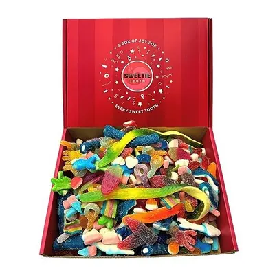 Premium Random Pick & Mix 1kg Hamper Gift Box - Random Pick & Mix Sweets for Christmas, Valentin