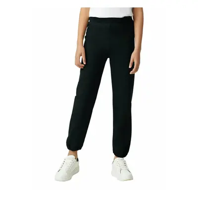 Gildan Youth Elastic Bottom Sweatpants, Style G18200B, Black, Large