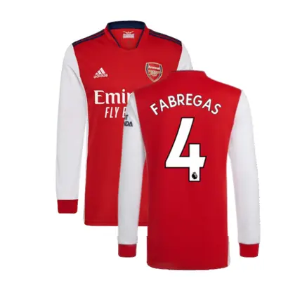 (S) Arsenal Long Sleeve Home Shirt (FABREGAS 4)