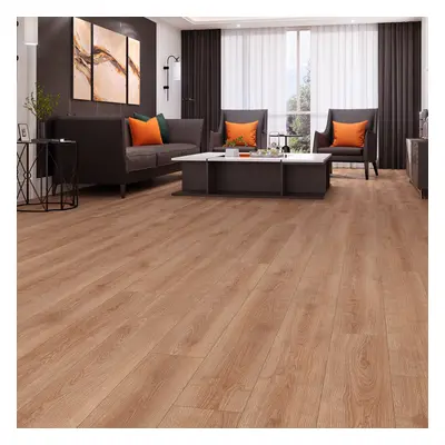 (Natural Wood Grain) 36Pcs Self-Adhesive PVC Flooring Planks Stickers