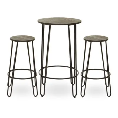 Premier Housewares District 3pc Bar Table and Stool Set