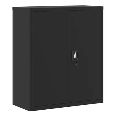 (black, x x cm) vidaXL Office Cabinet Steel Filing Storage File Cabinet Cupboard Under Desk