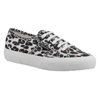 (Brown, 4.5 (Adults')) Superga Light Leopard Print Cotton Women's Light Beige Leopard Trainers