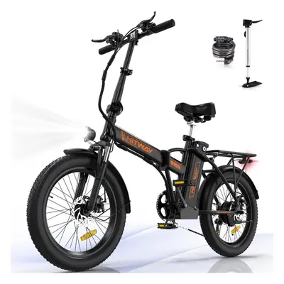 (D) HITWAY Electric Bike,20" Ebikes, up 90KM Fold Bike