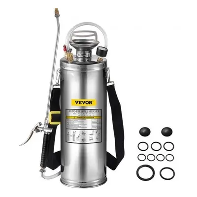 Vevor PWQBXG10L00000001V0 gal Stainless Steel Sprayer Set with in. Wand & Handle Reinforced Hose