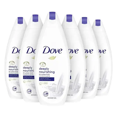 Dove Deeply Nourishing Moisturising Shower Gel ml - Pack of