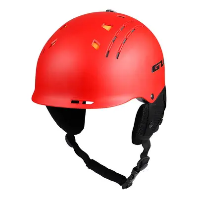 (Red, L) Ventilation Adjustable Warmth Safety Multifunctional Mountain Bike Helmets Bicycle Helm