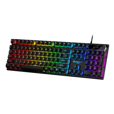 Keyboard Keys Translucent ABS Keycaps Rainbow Colorful Backlit Waterproof USB Wired Gaming Keybo